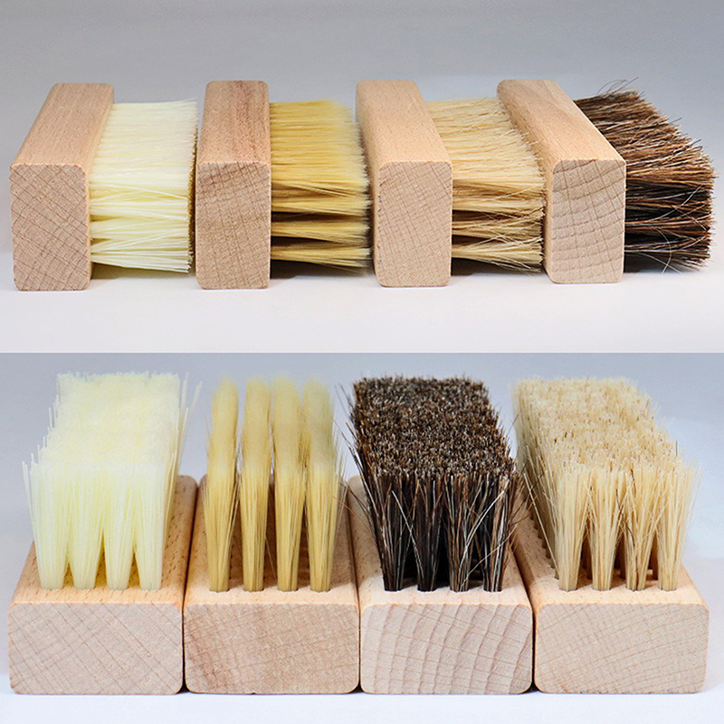 Shoe Cleaning Brush - Faydalı ahşap saplı ayakkabı fırçası cila