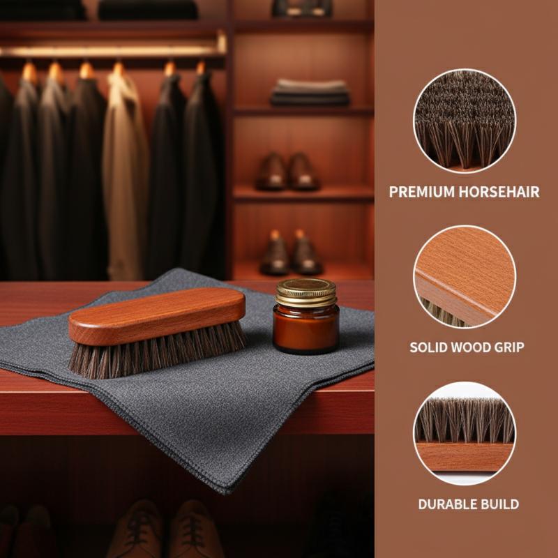 1 adet ahşap ayakkabı fırçası  - Shoe Cleaning Brush incelemesi ve fiyatı